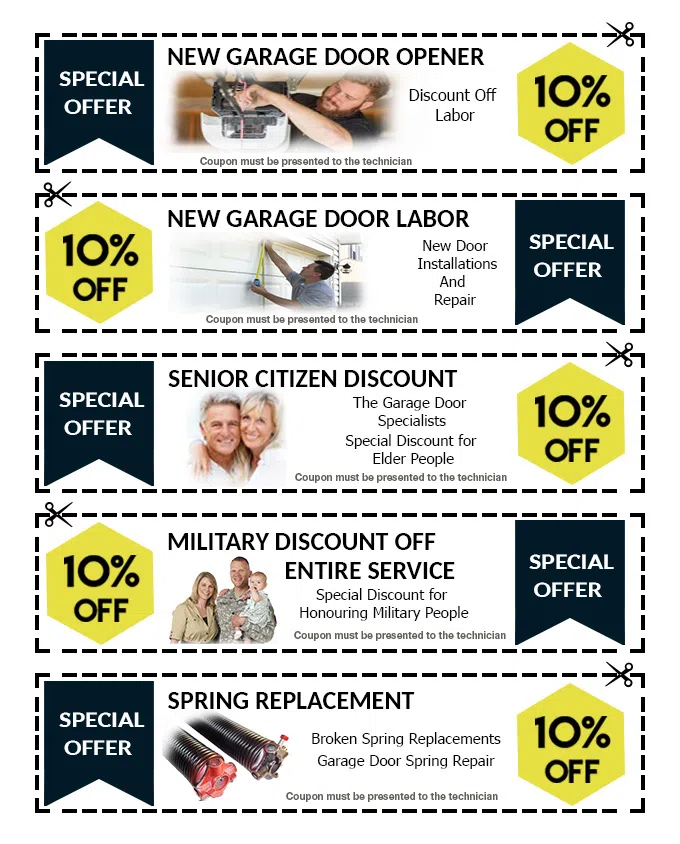 Garage Door And Opener Repairs Commercial Point, OH 614-676-0003 - coupons